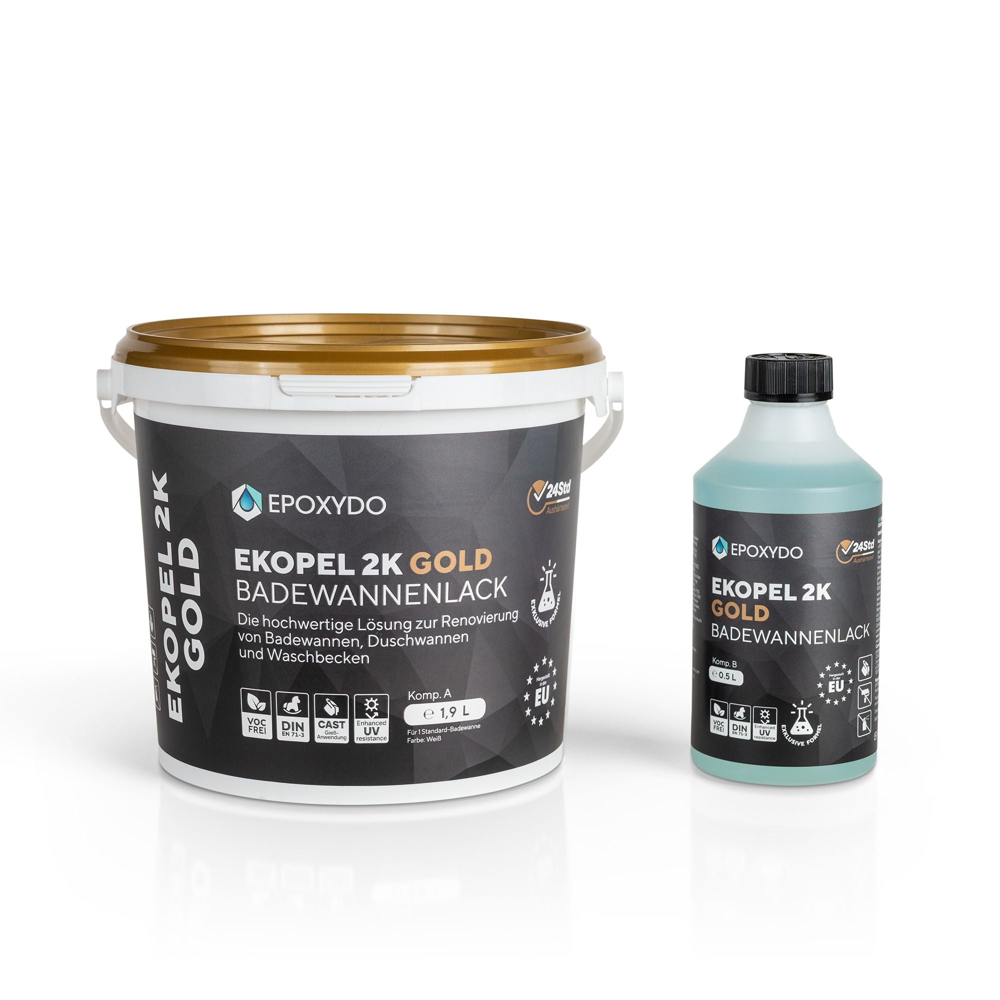 ekopel 2k ekopel roll on badewanne neu beschichten beschichtung neu auftragen neu gestalten streichen weiß wanne fliesen badewannenlack set von frei epoxydo